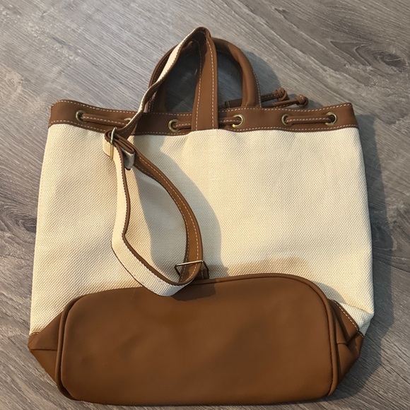 NWT Christian Dior Dune Traveler Bag Vegan Leather and Canvas - Picture 2 of 5